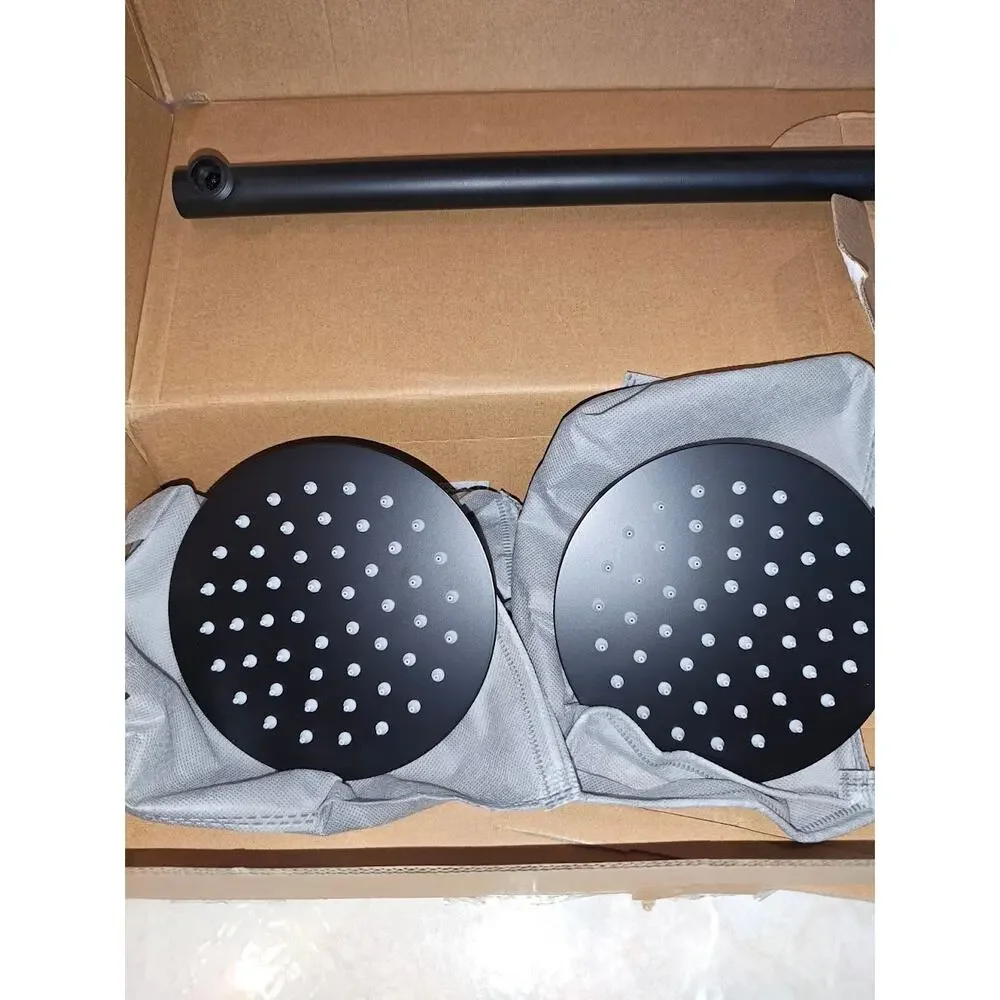 Dual Shower Head 6-Mode Diverter, Matte Black | 304 Stainless Fits 41